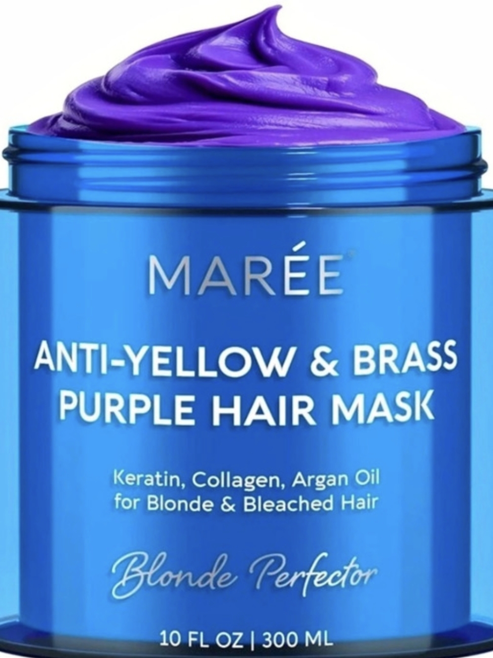 Marée Anti-Yellow & Brass Purple Hair Mask Blonde Perfector 10 fl oz